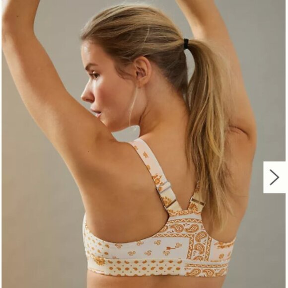 The Upside Anthropologie Carmen Bandana Sports Bra - Picture 4 of 9